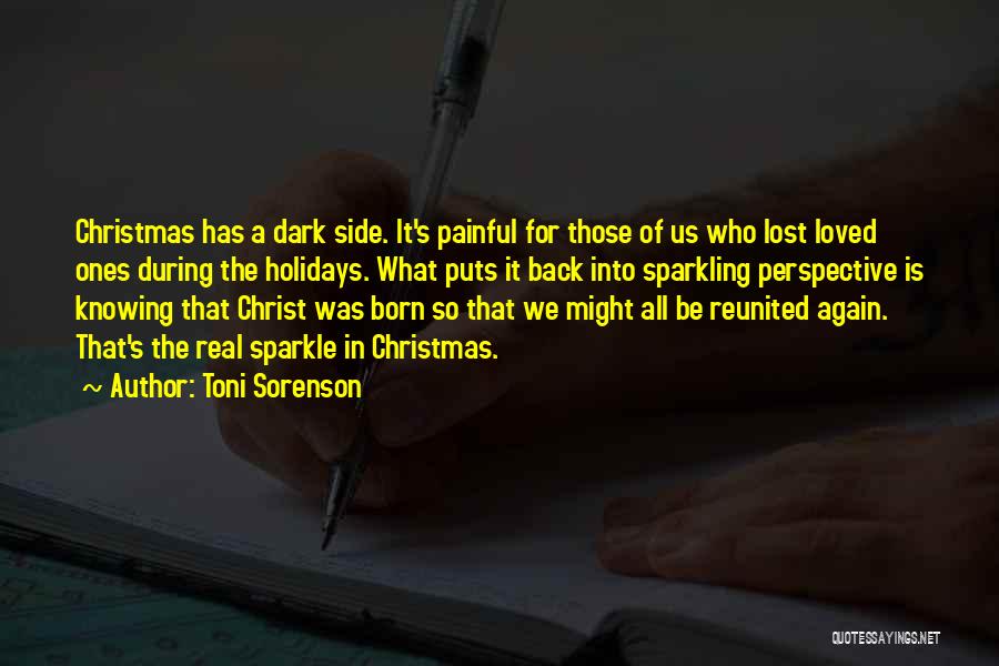 Christ Was Born Quotes By Toni Sorenson