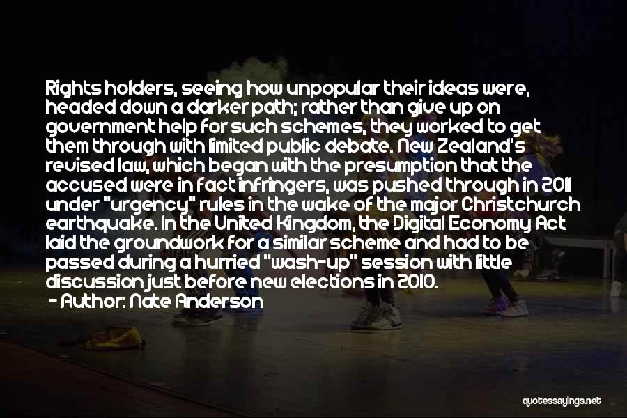 Christchurch Earthquake Quotes By Nate Anderson