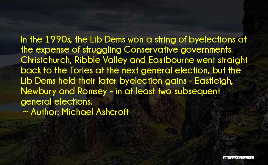 Christchurch Quotes By Michael Ashcroft