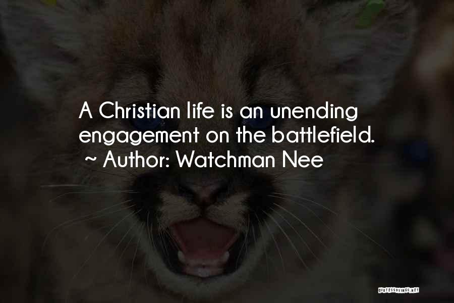 Christian Battlefield Quotes By Watchman Nee