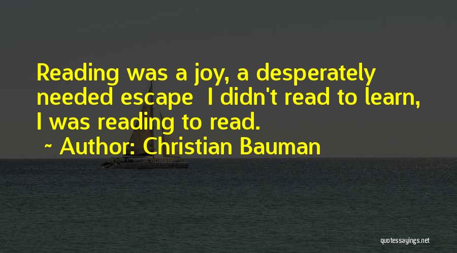 Christian Bauman Quotes 1659374