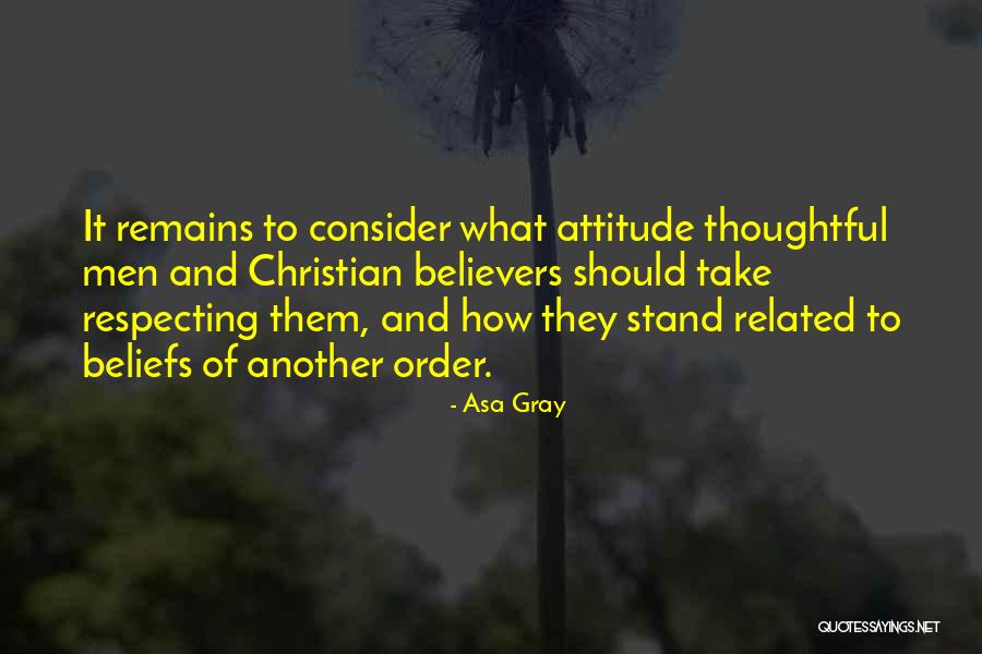 Christian Beliefs Quotes By Asa Gray