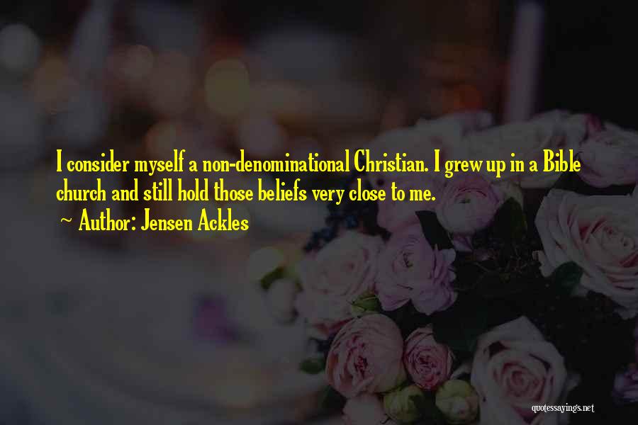 Christian Beliefs Quotes By Jensen Ackles