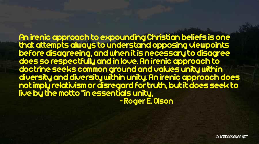 Christian Beliefs Quotes By Roger E. Olson