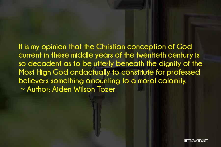 Christian Believers Quotes By Aiden Wilson Tozer