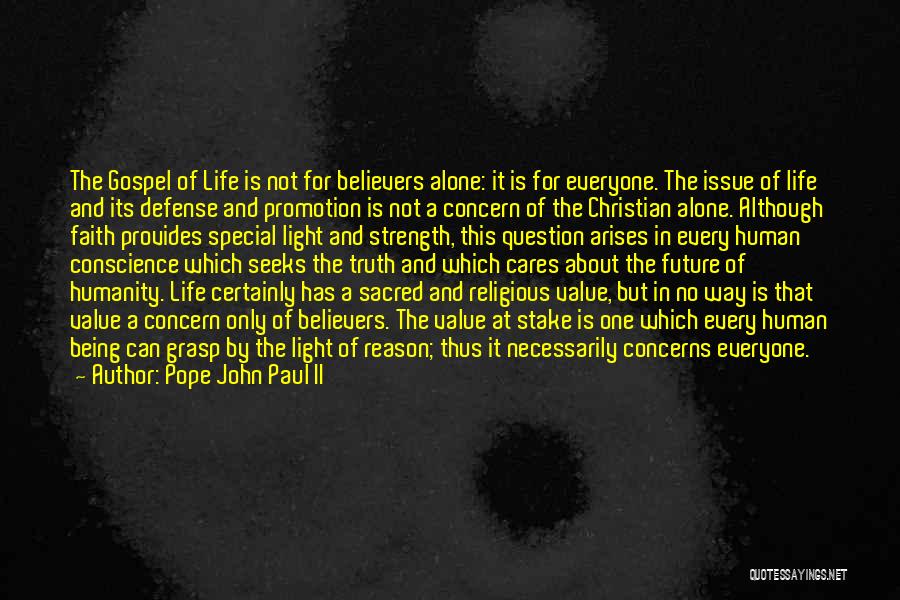 Christian Believers Quotes By Pope John Paul II