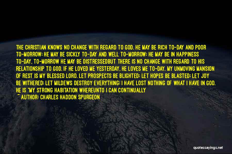 Christian Blessed Day Quotes By Charles Haddon Spurgeon