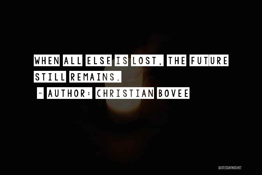 Christian Bovee Quotes 1272966