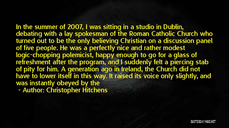 Christian Catholic Quotes By Christopher Hitchens