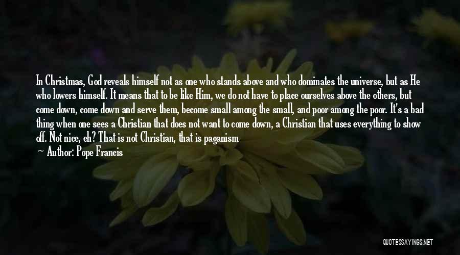 Christian Christmas Quotes By Pope Francis