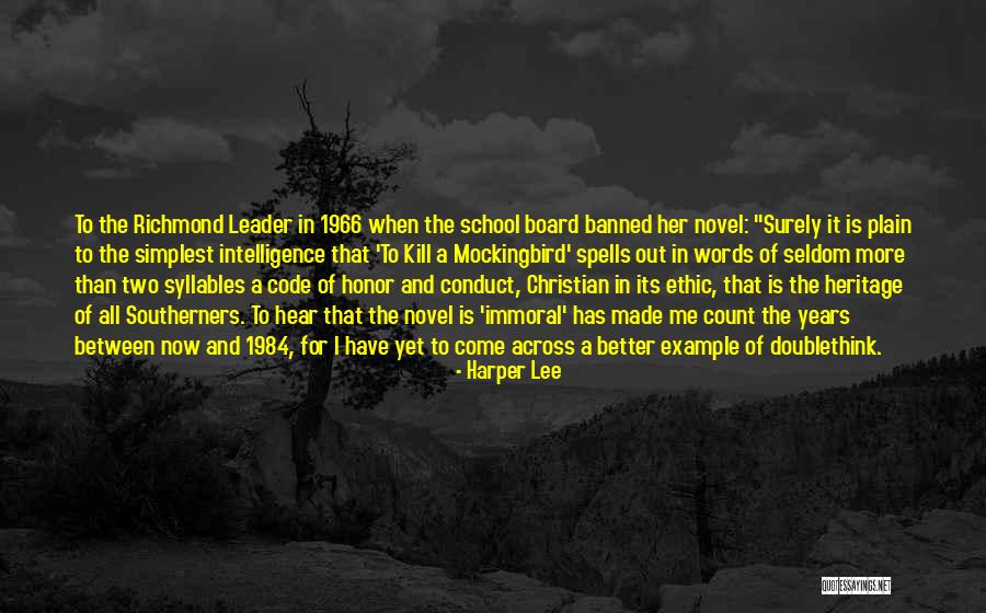 Christian Conduct Quotes By Harper Lee