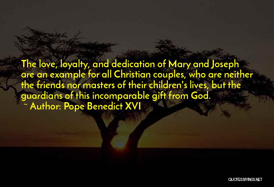 Christian Couples Quotes By Pope Benedict XVI