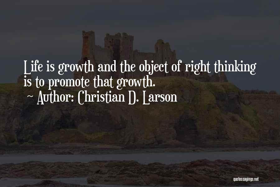 Christian D. Larson Quotes 183979