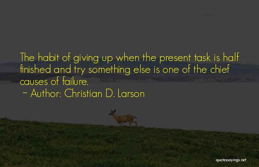 Christian D. Larson Quotes 460584