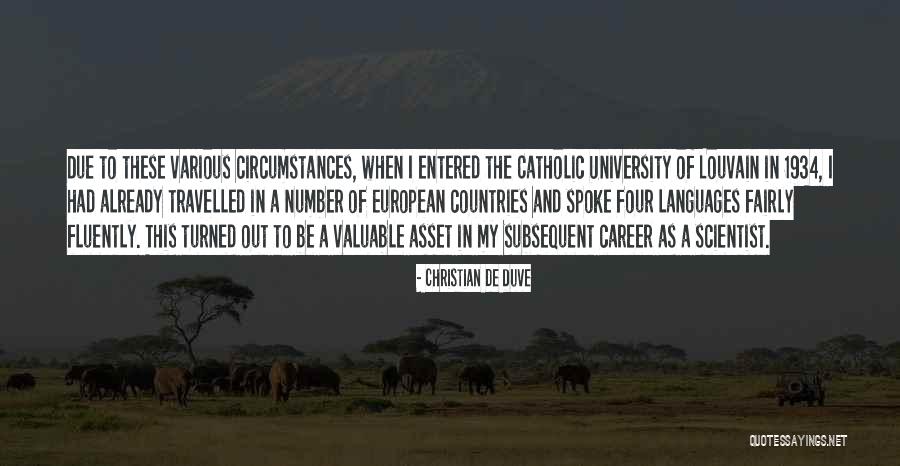 Christian De Duve Quotes 1446195 Christian De Duve Quotes 1446195