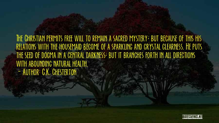 Christian Dogma Quotes By G.K. Chesterton