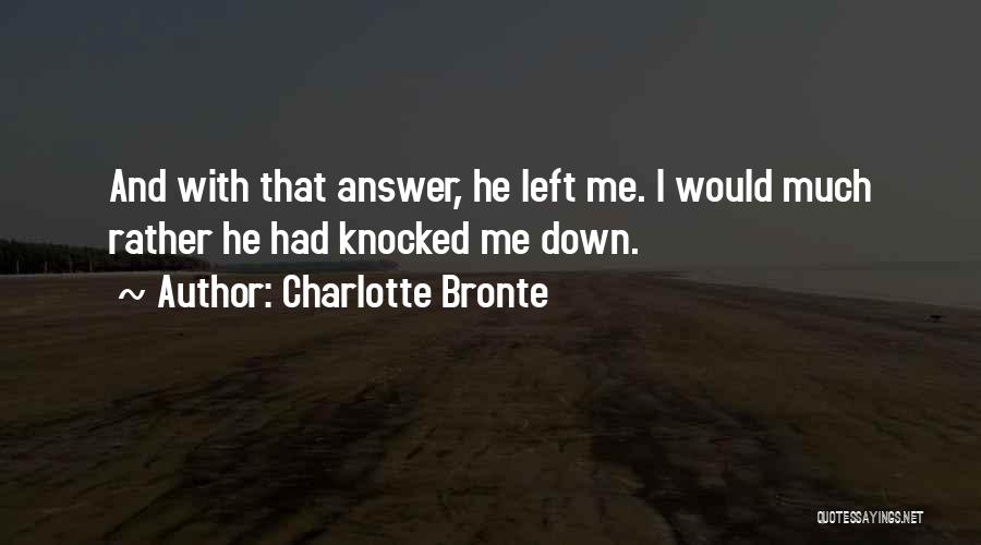 Christian Drummers Quotes By Charlotte Bronte