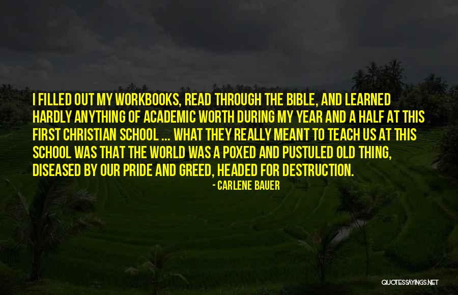 Christian Education Quotes By Carlene Bauer