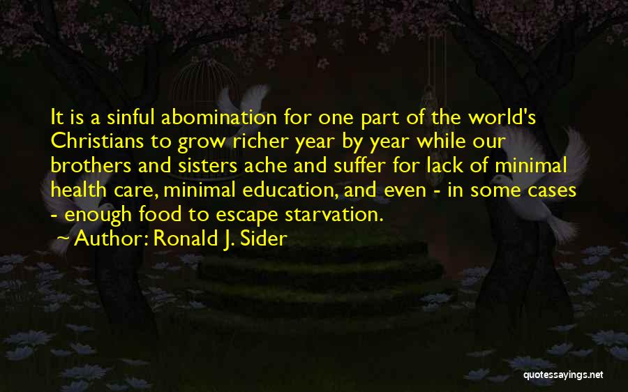 Christian Education Quotes By Ronald J. Sider