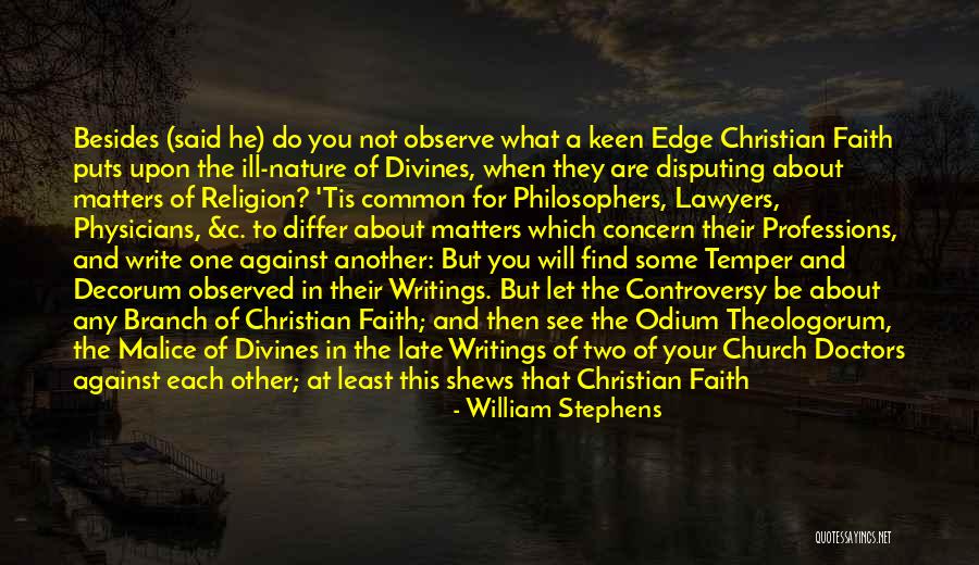 Christian Education Quotes By William Stephens