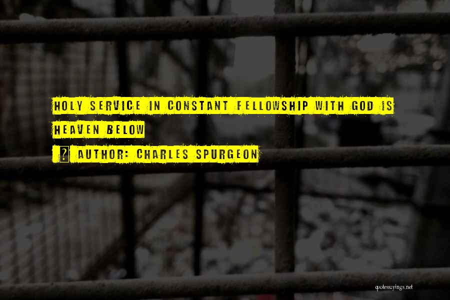 Christian Fellowship Quotes By Charles Spurgeon