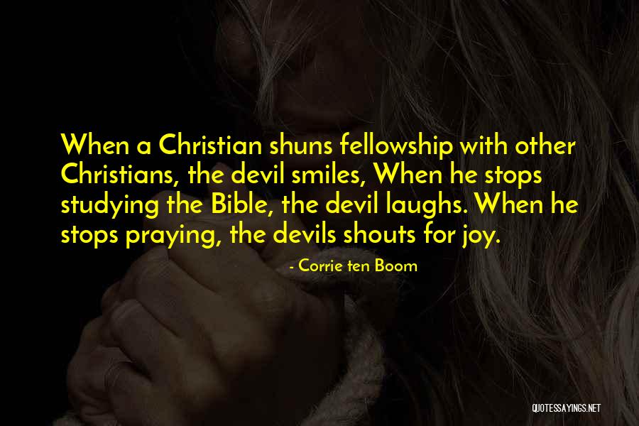 Christian Fellowship Quotes By Corrie Ten Boom