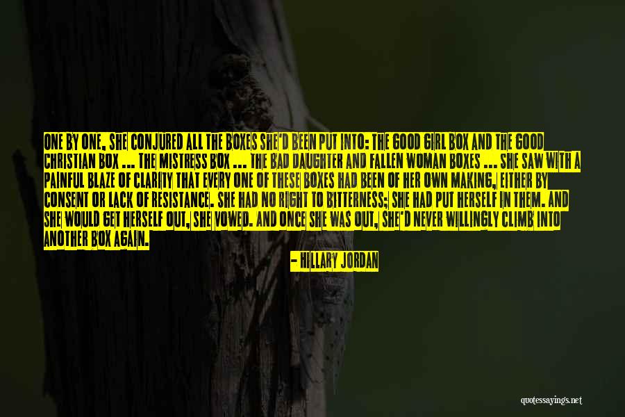 Christian Girl Quotes By Hillary Jordan Christian Girl Quotes By Hillary Jordan