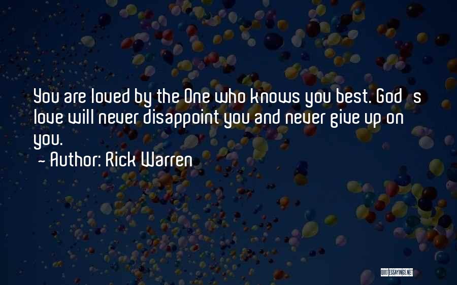 Christian God Love Quotes By Rick Warren