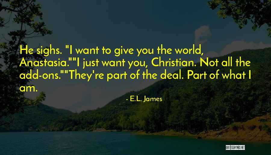Christian Grey And Anastasia Steele Quotes By E.L. James Christian Grey And Anastasia Steele Quotes By E.L. James