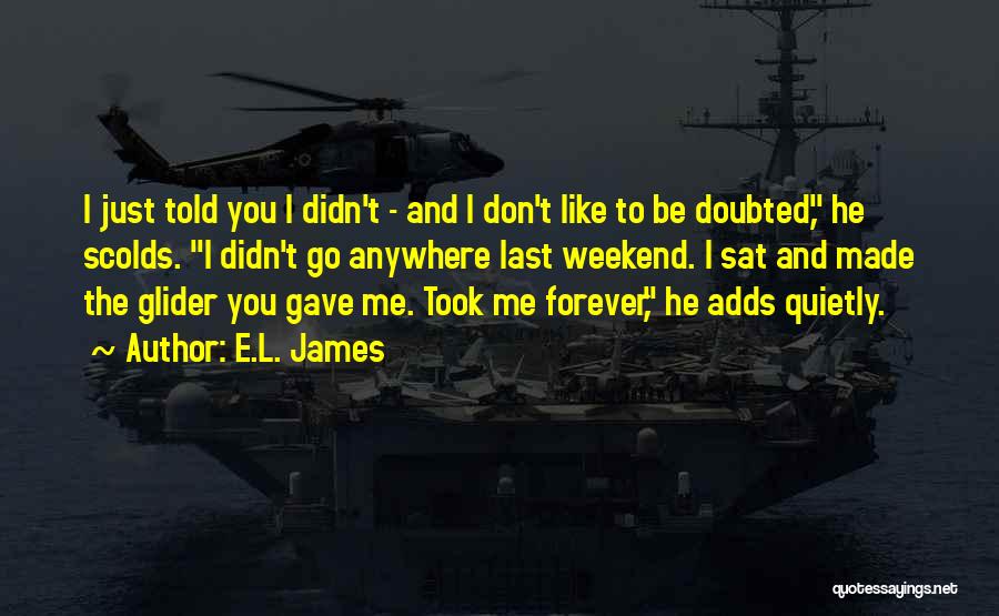 Christian Grey's Quotes By E.L. James