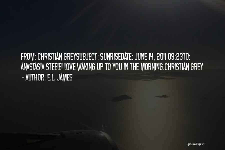 Christian Grey's Quotes By E.L. James