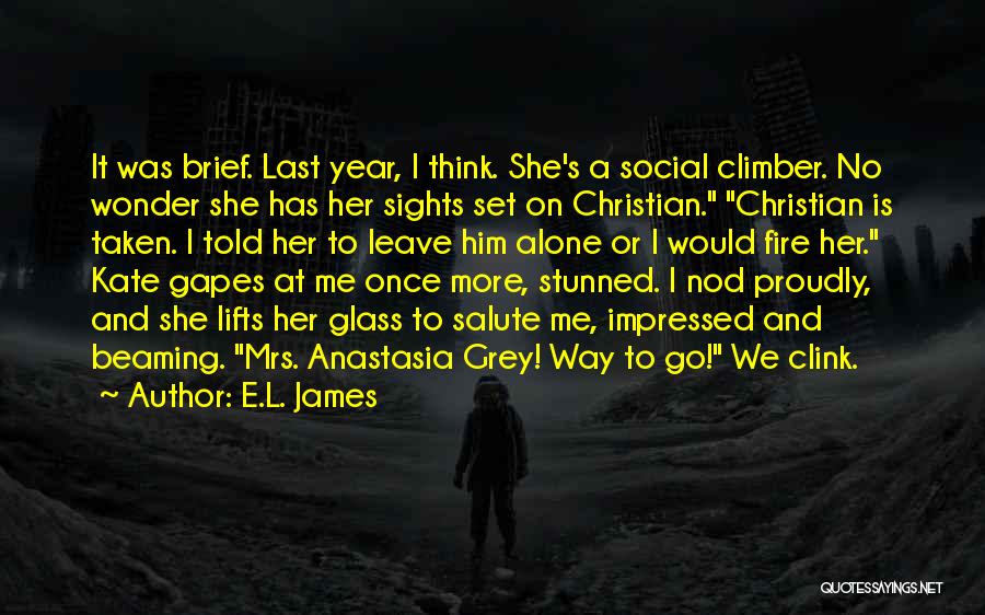 Christian Grey's Quotes By E.L. James