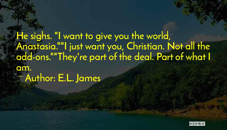 Christian Grey's Quotes By E.L. James