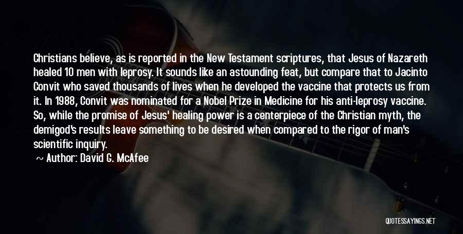 Christian Healing Quotes By David G. McAfee