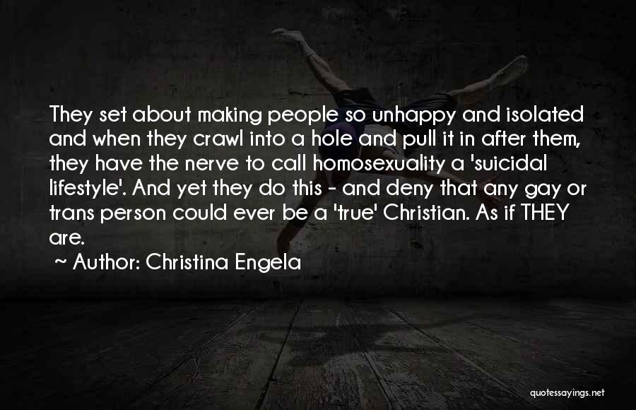 Christian Homosexuality Quotes By Christina Engela