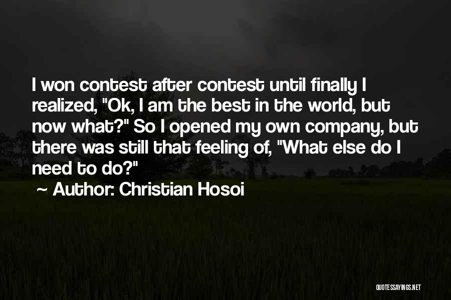 Christian Hosoi Quotes 1750299