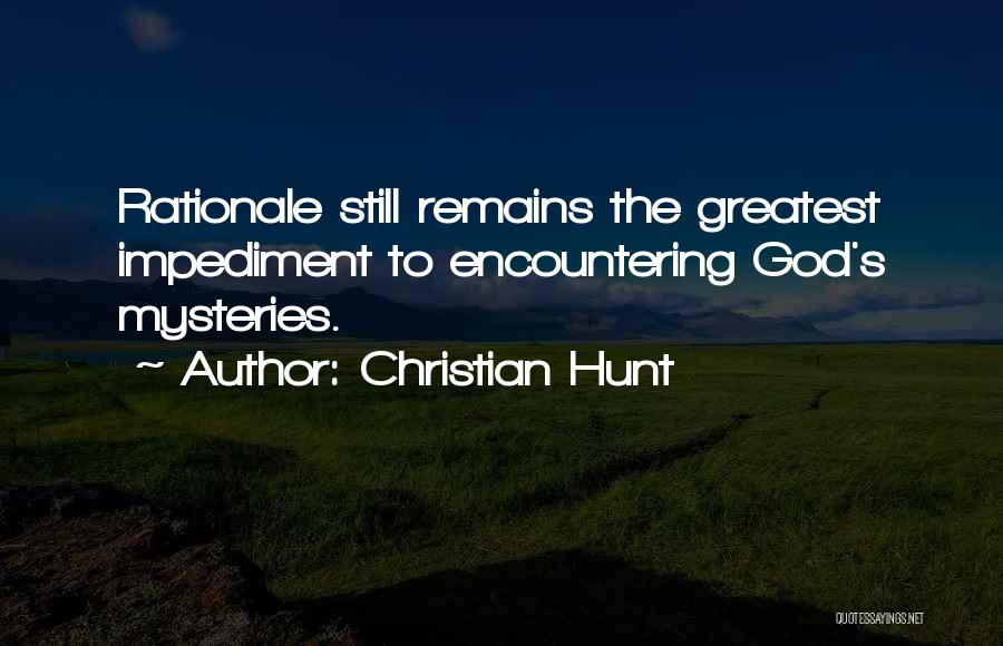 Christian Hunt Quotes 863922