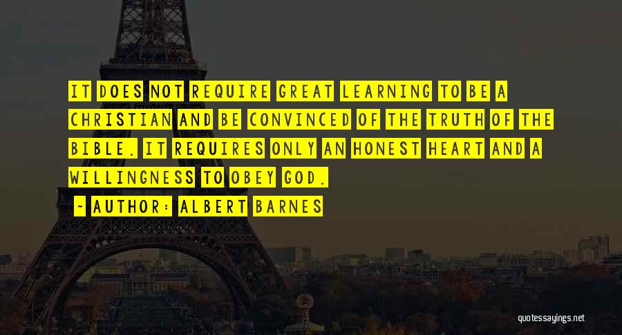 Christian Learning Quotes By Albert Barnes