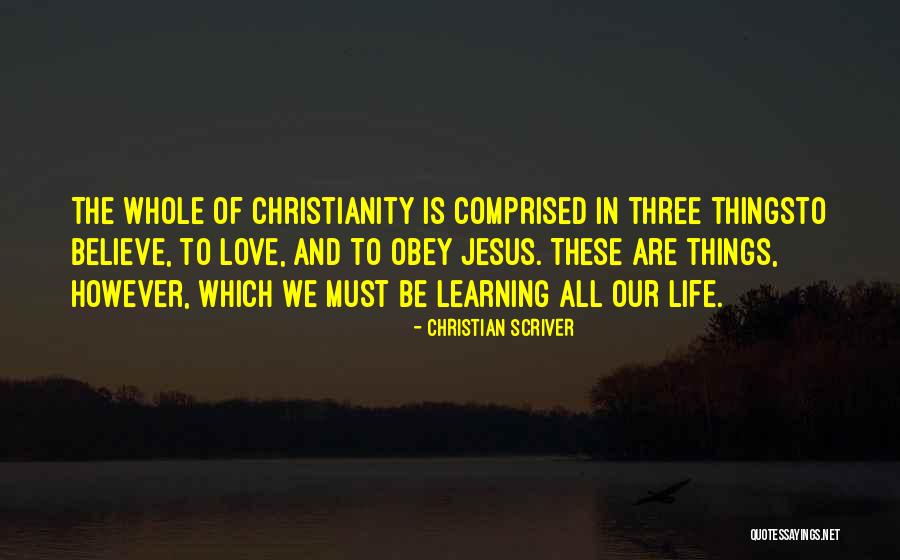 Christian Learning Quotes By Christian Scriver