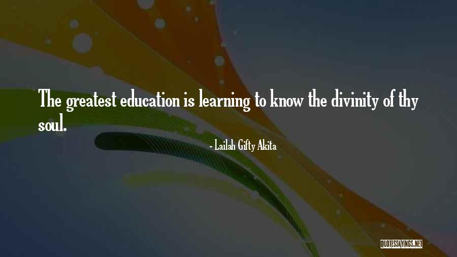 Christian Learning Quotes By Lailah Gifty Akita