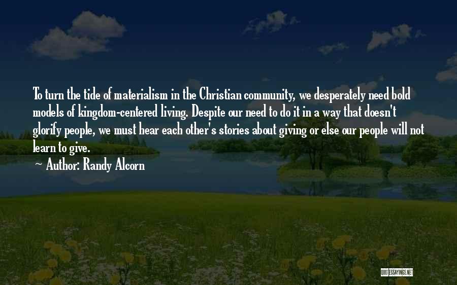 Christian Learning Quotes By Randy Alcorn