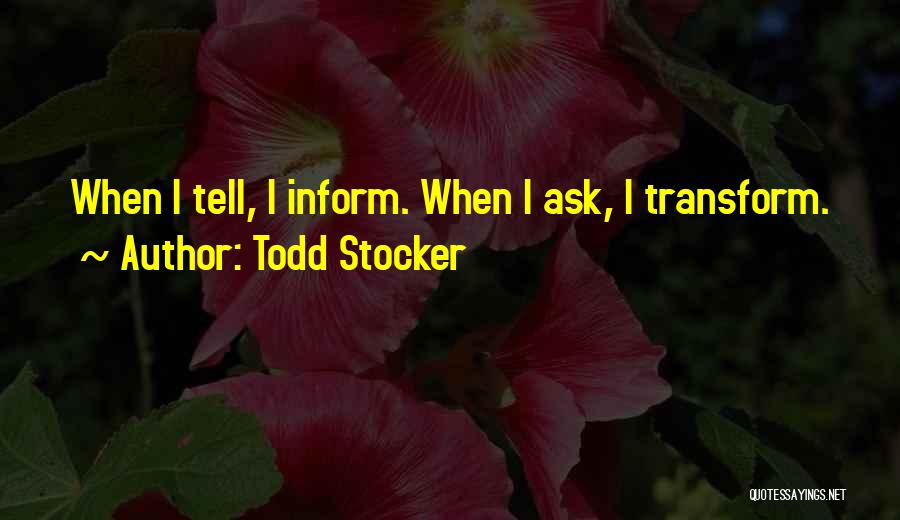 Christian Life Coaching Quotes By Todd Stocker