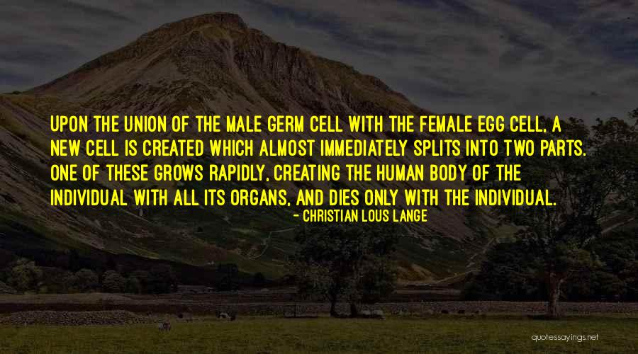 Christian Lous Lange Quotes 109780