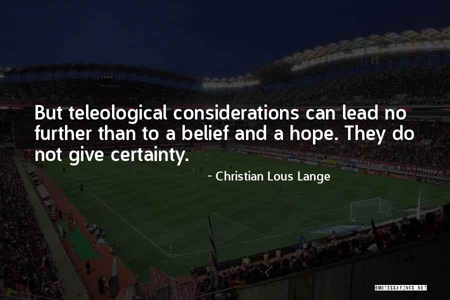 Christian Lous Lange Quotes 1271323