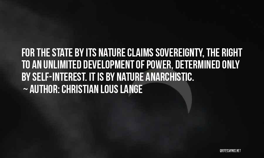 Christian Lous Lange Quotes 1593475