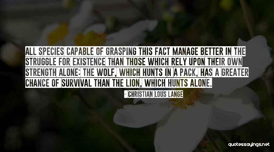 Christian Lous Lange Quotes 1658841