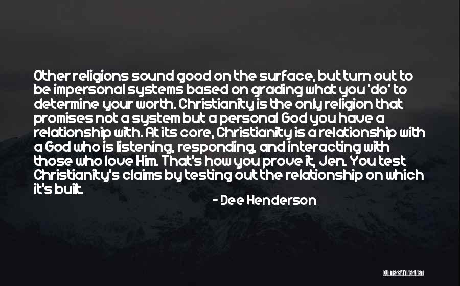Christian Love Relationship Quotes By Dee Henderson Christian Love Relationship Quotes By Dee Henderson