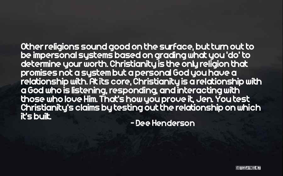 Christian Love Relationship Quotes By Dee Henderson