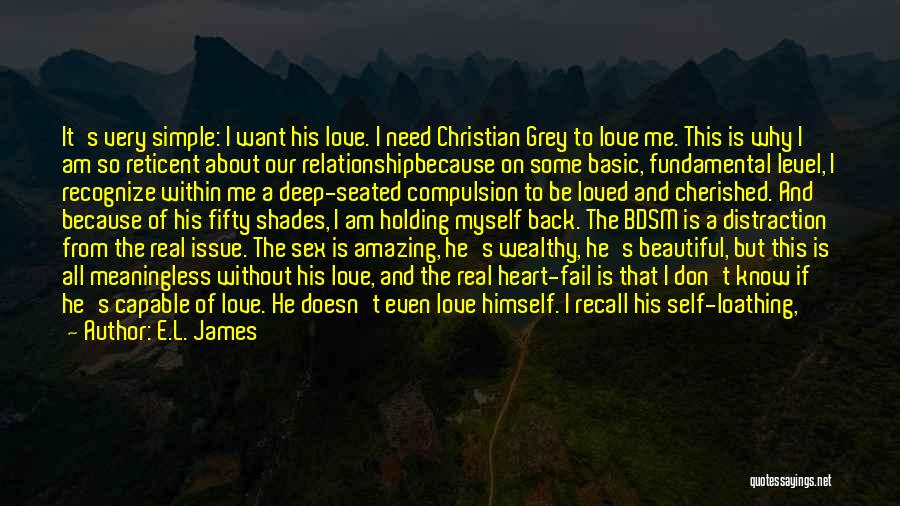 Christian Love Relationship Quotes By E.L. James
