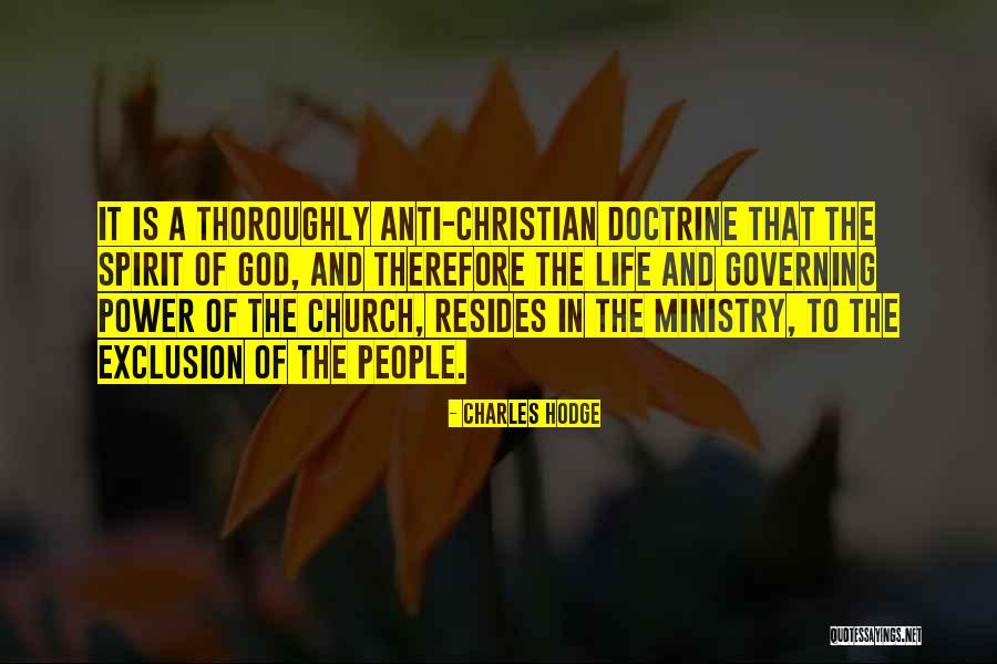 Christian Ministry Quotes By Charles Hodge Christian Ministry Quotes By Charles Hodge